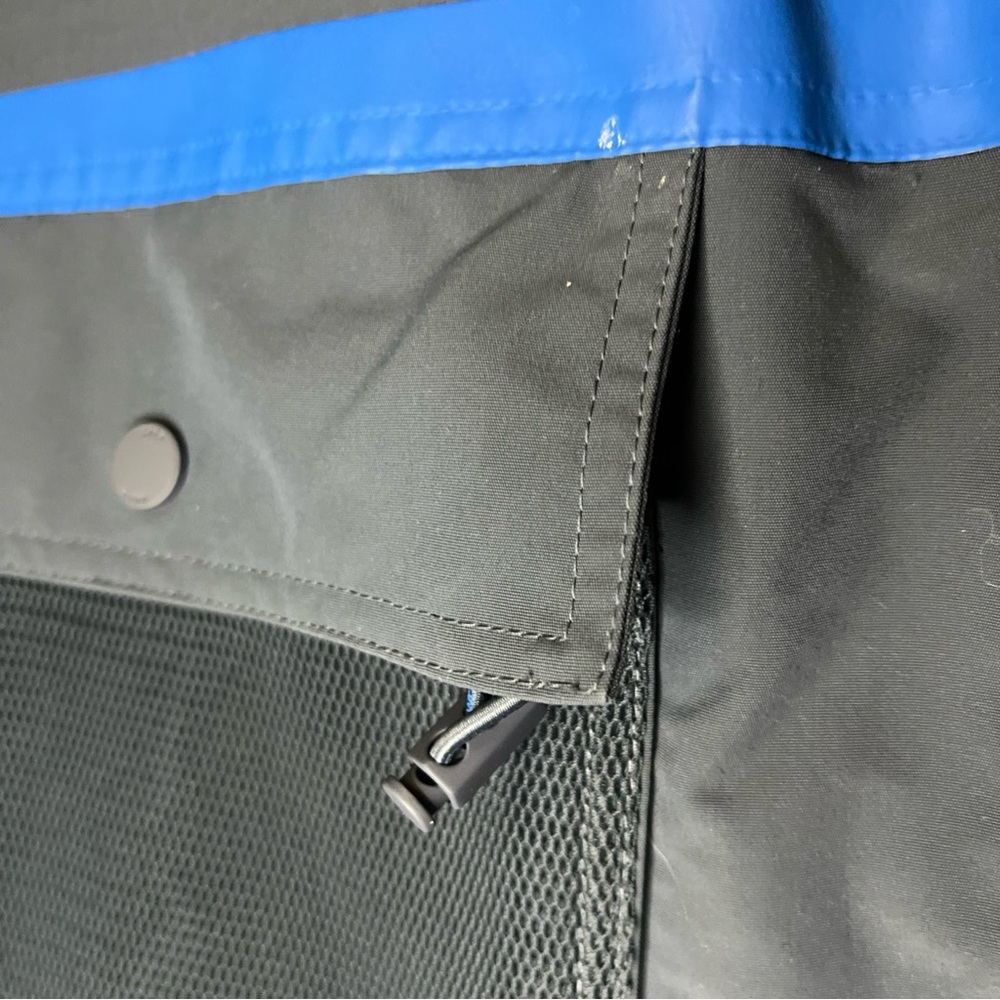 Zara Men's Dark Gray Jacket with Orange Collar - Picture 8 of 12